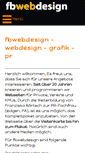 Mobile Screenshot of fbwebdesign.ch